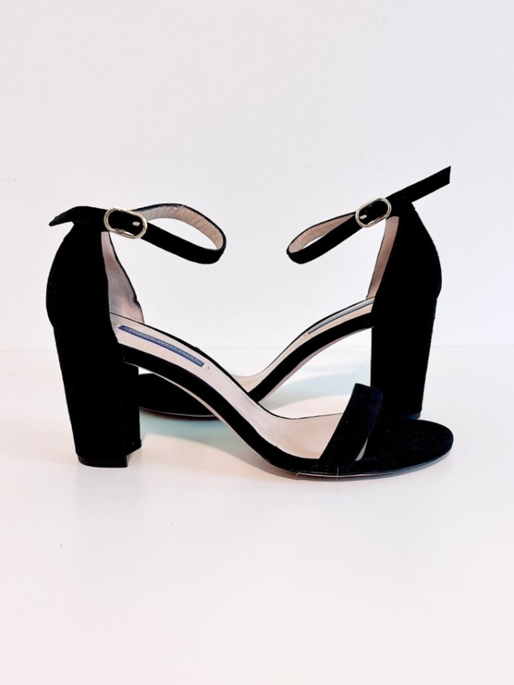 Stuart Weitzman Nearlynude Women's Suede Sandals - 9